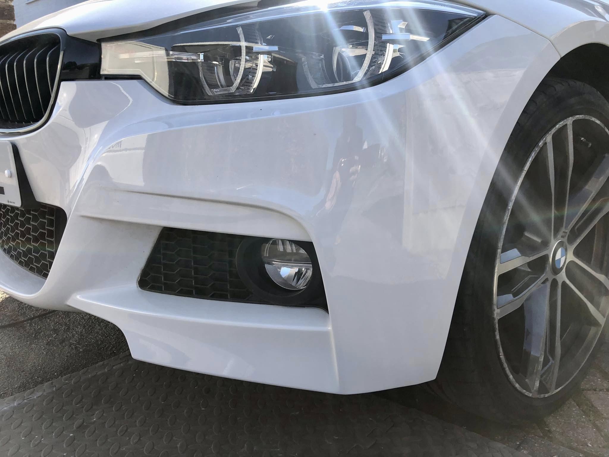 BMW paint repair after repair